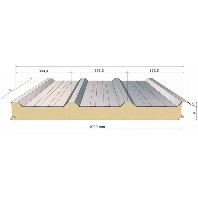 SAMPLE thermal insulation sandwich panel roof panel