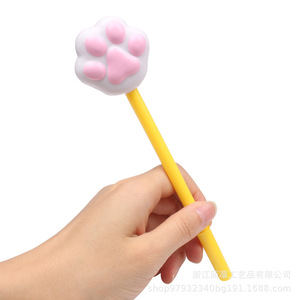 Pu Foam Cat Paw Shape Slow <b>Rebound</b> Fidget Toy For Kids 5-7 Years Unisex Gift - Product Image 4