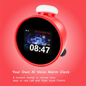 Reloj Despertador Inteligente para Niños con IA, Control por Voz, Ruido Blanco Natural, Asistente para Dormir, Pronóstico del Tiempo y Proyección - Product Image 1