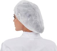 En stock aux États-Unis : Bonnets bouffants ronds jetables non-tissés, filets à cheveux, bonnets de protection et bonnets chirurgicaux jetables