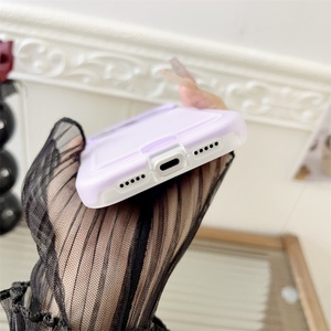 Funda de Silicona 2 en 1 con Tarjetero para iPhone 17 16 15 14 13 12 11 Pro Max, Funda con Tarjetero de Diseño para iPhone 17 - Product Image 6
