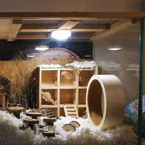 Bán Hot Hamster Mê Cung Đồ Chơi Bằng Gỗ Ống Tunnel Lồng Nhà Động Vật Nhỏ Thú Cưng Chơi Đồ Chơi Cho Hamster