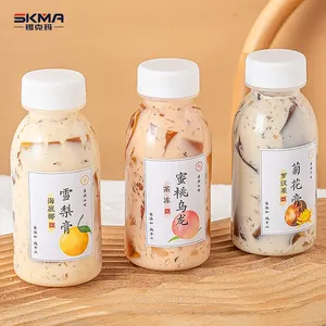 High Quality Empty Juice Pet Bottles Factory High Temperature Resistance Pet Bottles Coffee Milk Beverage Container With Logo