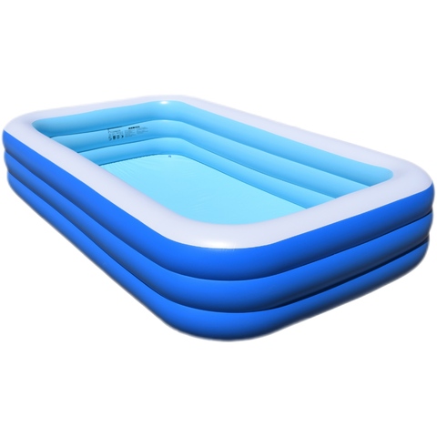 Large Portable Quick Rapid Drain Blow up Inflatable Air Swim Pool with Slide for Family Backyard