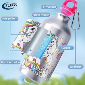 Idée cadeau créative : créez votre propre bouteille d'eau colorée, bouteille d'eau à colorier soi-même - Product Image 5
