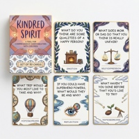 Carte Personalizzate con Citazioni Spirituali Motivazionali, Stampa a Colori, 55 Carte in Carta Laminata, Intuizione-Motivazione, Crescita Personale