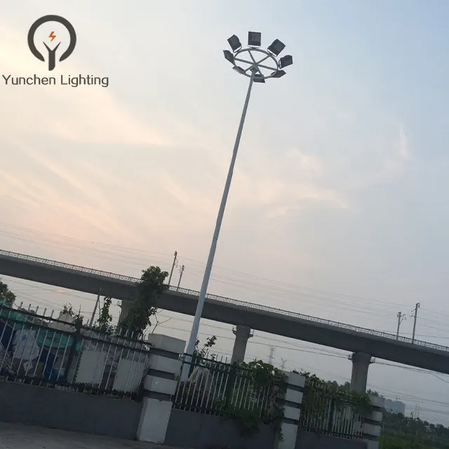 15-40m Im Freien Beleuchtung Verzinktem Hohe Mast Lichtmasten für Fußball Stadien