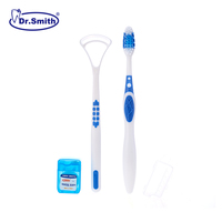 Kit de Soins Buccaux Pas Cher Marque Privée Nettoyage Dentaire ODM/OEM avec Brosse à Dents et Fil Dentaire
