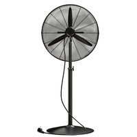 Ventilateur électrique domestique à moteur en cuivre puissant avec commande mécanique Type de prise américaine