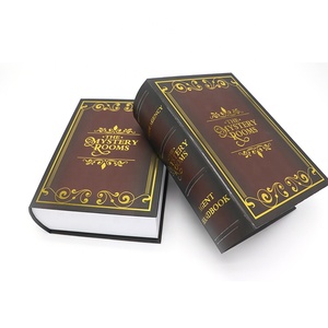 Custom aluminum foil logo packaging book shaped box