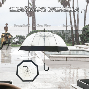 Parapluie à bulles POE semi-automatique avec impression personnalisée, diamètre 80 cm, design tout-en-un pour un compagnon amusant par temps de pluie - Product Image 2