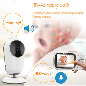 New HD thông minh không dây bé màn hình với máy ảnh và âm thanh tầm nhìn ban đêm 360 ° PTZ giám sát Wifi Video bé ngủ Màn hình máy ảnh - Product Image 3