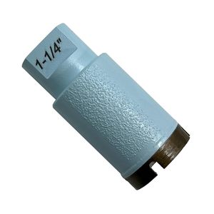 Broca de pared delgada JDK de 1-1/4 pulgadas para cerámica, porcelana, <span class=keywords><strong>Dekton</strong></span> y <span class=keywords><strong>Neolith</strong></span>, sierra perforadora de 1.6 pulgadas de profundidad, eje roscado de 5/8-11 - Product Image 1