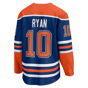 Jersey de Hockey sobre Hielo de Alta Calidad de Edmonton, Cosido, con Logotipo, Números 97 Connor McDavid, 29 Leon Draisaitl, 36 <span class=keywords><strong>Campbell</strong></span>, 93 Hopkins - Product Image 3