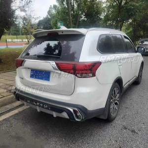 Aileron de coffre arrière en plastique ABS non peint, décoration de style automobile, compatible avec Mitsubishi Outlander 2013-2019 - Product Image 4