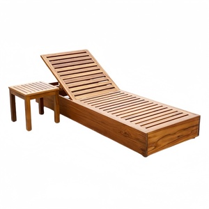 Silla de Playa de Madera Maciza, Tumbona de Teca para Exteriores, Muebles para Hotel, Villa, Patio, Terraza, <span class=keywords><strong>Piscina</strong></span>, Uso en Islas <span class=keywords><strong>Vacacionales</strong></span> - Product Image 6