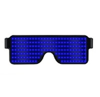 Haute qualitéLEDflashing lunettes discothèque Noël atmosphère festive célébration de mariage booster de concert programmation Bluetooth
