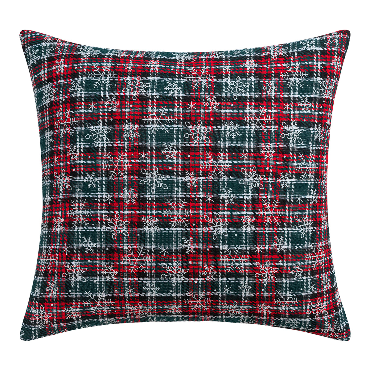 Grande fiocco di neve reticolo verde