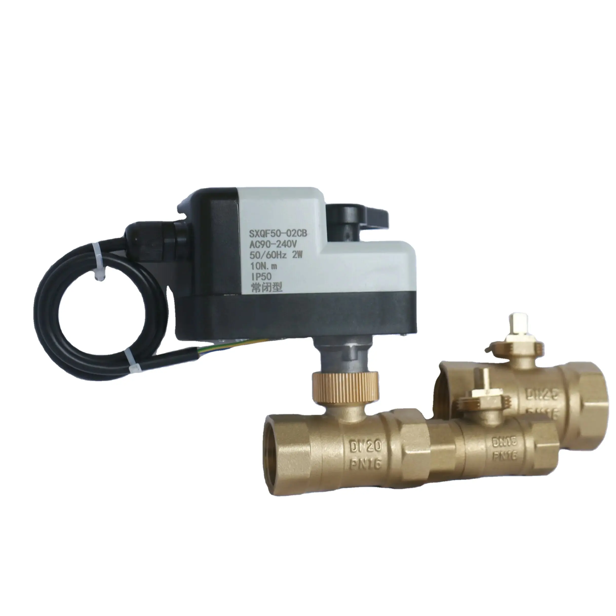 SiXi Valve 2 Way Hand Operated Integrated Ball Valve 501-AC/DC For Central Air Conditioning Systems Or Water Flow Control