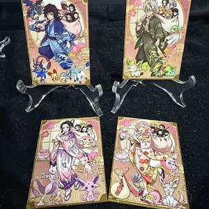 YQ - Paquete de Cartas Coleccionables de Metal con Diseño Exquisito de Pokémon, <span class=keywords><strong>Caja</strong></span> Sorpresa de Fan Art, Cartas Coleccionables PTCG, Precio Bajo al por Mayor - Product Image 3