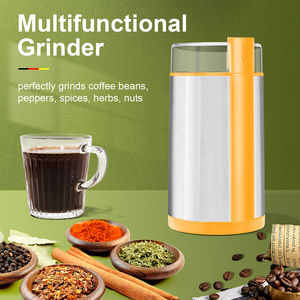 Petite rectifieuse électrique en acier inoxydable 250W électronique à commande tactile en céramique pour noix haricots grains herbes café - Product Image 2