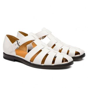 Sandalias de Verano para Hombre, Marca de Diseño 2026, Transpirables, de Cuero, Planas, Estilo Casual para Caminar, Zapatos para Exteriores - Product Image 2