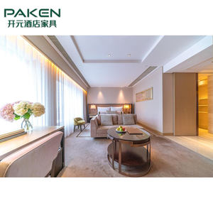 حل شامل متكامل لأثاث الضيافة من المصنع، طقم أثاث غرفة معيشة فندقية كامل مخصص مع تصميم ثلاثي الأبعاد CAD - Product Image 2