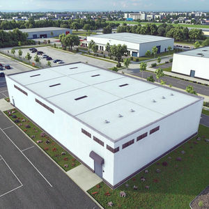 Bâtiment industriel préfabriqué durable d'entrepôt de stockage de structure métallique légère pour l'usage commercial - Product Image 2