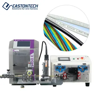 EW-3010 + P Automatische Draadkabel Snijden Strippen Drukmachine Kabel Markering Machine Draadschilmachine