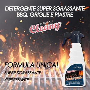 Nettoyant pour <span class=keywords><strong>barbecue</strong></span> Cleany, marque privée OEM, 500 ml, super <span class=keywords><strong>dégraissant</strong></span> pour plaques et grilles de <span class=keywords><strong>barbecue</strong></span>, fabriqué en Italie - Product Image 2