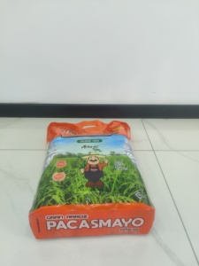 Bolsa inferior de bloque de PP laminado BOPP para semillas de hierba 25kg 50kg bolsa tejida de polipropileno de arroz embalaje de impresión personalizado 10kg - Product Image 4
