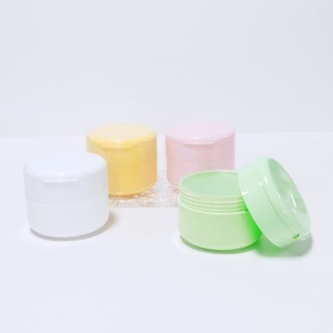Empty <b>Jar</b> 3OZ Body Butter Face Cream Pp <b>Plastic</b> Cosmetic <b>Jars</b> With <b>Plastic</b> Colorful Lid - Product Image 3