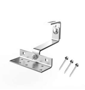 Crochets de toit en acier inoxydable 304 réglables pour système de montage solaire, prix d'usine - Product Image 1