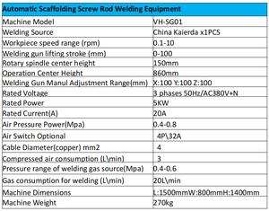 Máquina de soldadura de roscas para andamios Ringlock, base de andamio y soporte en U - Product Image 6
