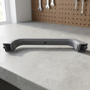 25QBP3821 - Manija de Puerta de Microondas de Plástico Negro Resistente para Repuesto de Horno Doméstico, Compatible con WB15X321 - Product Image 3