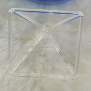 Cristal de Quartz de haute pureté chant méditation pyramide Chakra fréquence sonore pierres de guérison pour produits spirituels