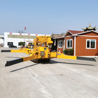 Grue mobile hydraulique pliable à moteur diesel 5t, grue télescopique mini-paon araignée sur chenilles, hauteur de levage 16m, faible consommation de carburant