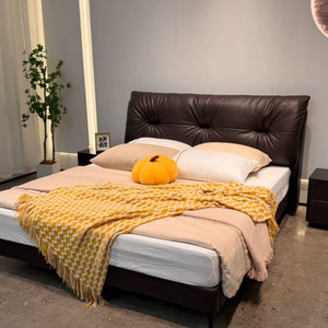 Modern Double-Functional Pine Wood <b>Frame</b> Size <b>Soft</b> Leather Upholstered Bunk <b>Bed</b> With Storage Hotel-Style Comfort S09 <b>Frame</b> Up-ho - Product Image 3