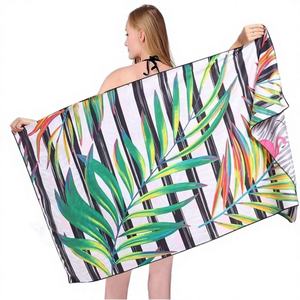 Toalla de Playa Extra Grande, Gruesa, Absorbente, de Secado Rápido, de Microfibra Ecológica, Personalizada, de Alta Calidad, al por Mayor - Product Image 1