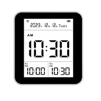 Moniteur de qualité de l'air intérieur intelligent WiFi Tuya 2CO10 pour CO2 14-1 PM2.5 Formaldéhyde et analyseurs de gaz TVOC