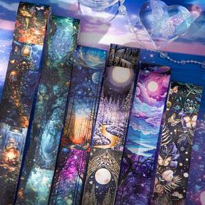 1 Rouleau de ruban adhésif Cloister Series Vintage Landscape Tape Handbook Decoration Collage Material - Product Image 3