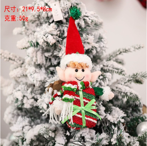 Barattolo di Caramelle Natalizio Decorazione Creativa Set Regalo con Fatina e Gnomo Ciondolo per Albero di Natale Regalo Festivo per la Casa - Product Image 6