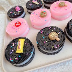 Pinch Family Food Squishy Taba Squishy Ore Juguete Antiestrés <span class=keywords><strong>de</strong></span> simulación <span class=keywords><strong>de</strong></span> sándwich y galleta para apretar - Product Image 3