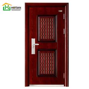 Modèles <span class=keywords><strong>de</strong></span> portes design luxueux et portes d'entrée en acier à calandre en fer à vendre conception <span class=keywords><strong>de</strong></span> portes simples en acier inoxydable - Product Image 1