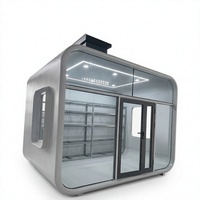 Cabine Apple préfabriquée moderne de 10 pieds, personnalisable à Dalian, conteneur détachable pour hôtels, villas, bureaux à domicile ou usage extérieur