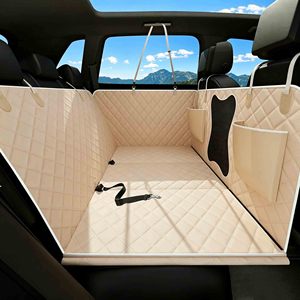 Housse de siège auto pour chien, hamac, coussin de siège auto pour animaux de compagnie, pour siège arrière, fond rigide, imperméable, extenseur de siège arrière, antidérapant - Product Image 2