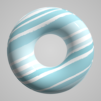Usine En Gros Logo Personnalisé Imprimé PVC Piscine Flotteur Tube Plage Partie Anneau pour Enfants Donut Requin Sirène Anneau De Bain