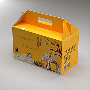 Multi-Purpose Eco-Friendly Kraft <b>Paper</b> Corrugated Boxes Matt Lamination Custom Logo Recyclable for Fruit Food Holiday Packaging - Product Image 1