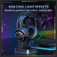 Audífonos Estéreo Metálicos ONIKUMA X88 con Iluminación RGB, Cancelación de Ruido y Refuerzo de Bajos para Juegos y Uso Audiófilo
