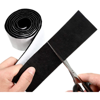 Hersteller kundenspezifisch selbstklebend rückseite papier flocking tuch vliesstoff bilderrahmen schwarz selbstklebend flanellett großhandel